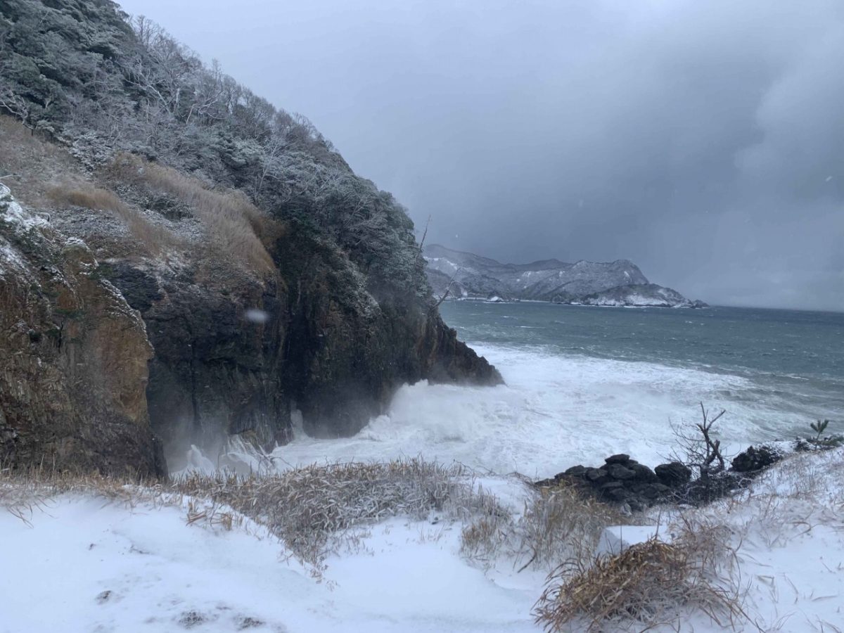 荒れる日本海と雪 香住海岸周辺を訪れました 但馬の情報発信ポータルサイト 但馬情報特急
